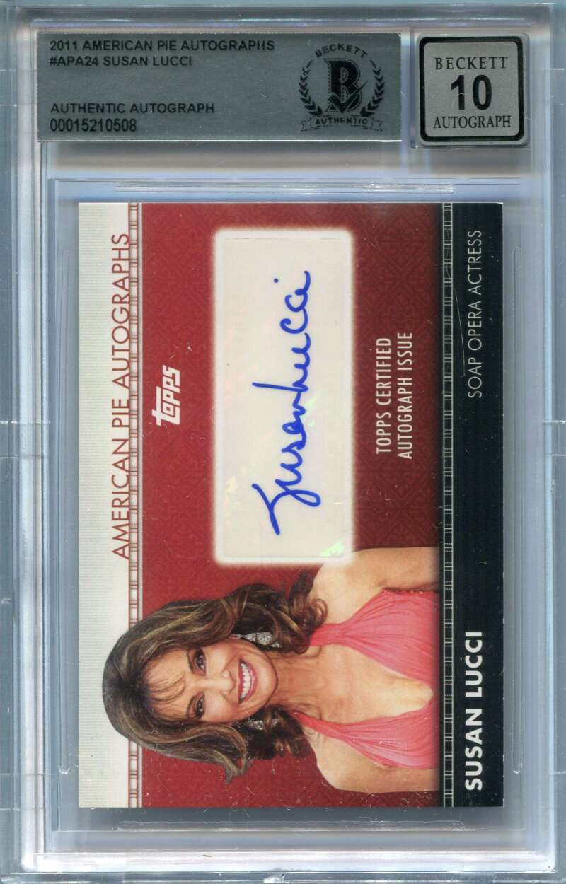 2011 American Pie Autographs apa24 Susan Lucci Auto Beckett Autograph 10 BAS