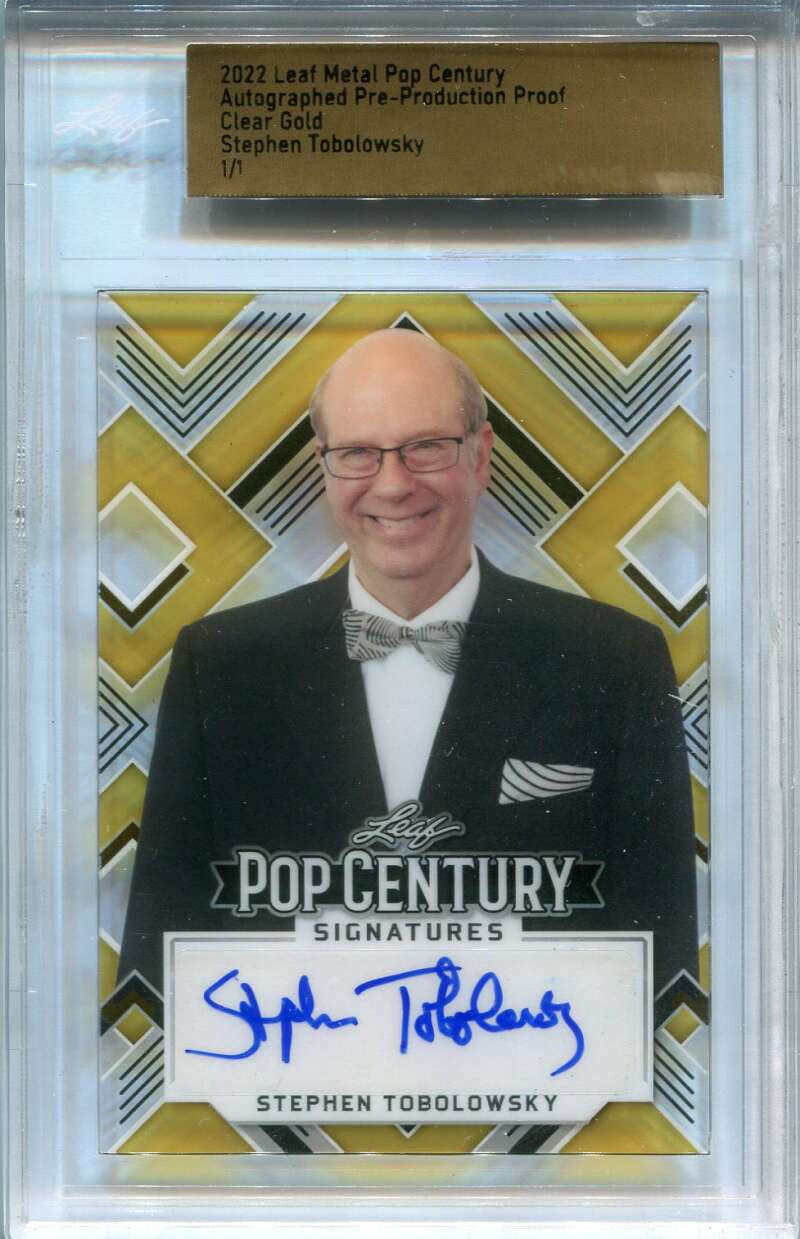 2022 Metal Pop Century Pre-Production Proof Gold Stephen Tobolowsky Auto 1/1