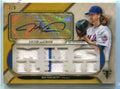 2017 Topps Triple Threads Relic Autographs Gold Jacob deGrom Jersey Auto 7/9