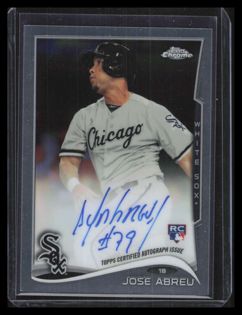 2014 Topps Chrome Rookie Autographs JA Jose Abreu Rookie Auto