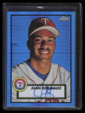 2021 Topps Chrome Platinum Blue Prism Refractor PAJG Juan Gonzalez Auto 44/99