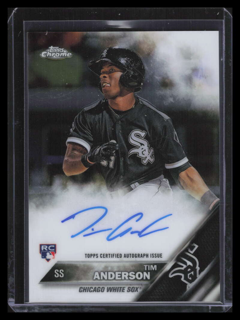 DELETE 126356 2016 Topps Chrome Rookie Autographs RATA Tim Anderson Rookie Auto