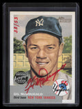 2002 Topps Heritage Real One Autographs Red Ink ROGM Gil McDougald Auto 33/53