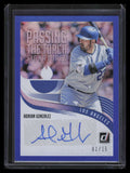 2018 Donruss Passing Torch Signatures Adrian Gonzalez Bellinger Dual Auto 1/15