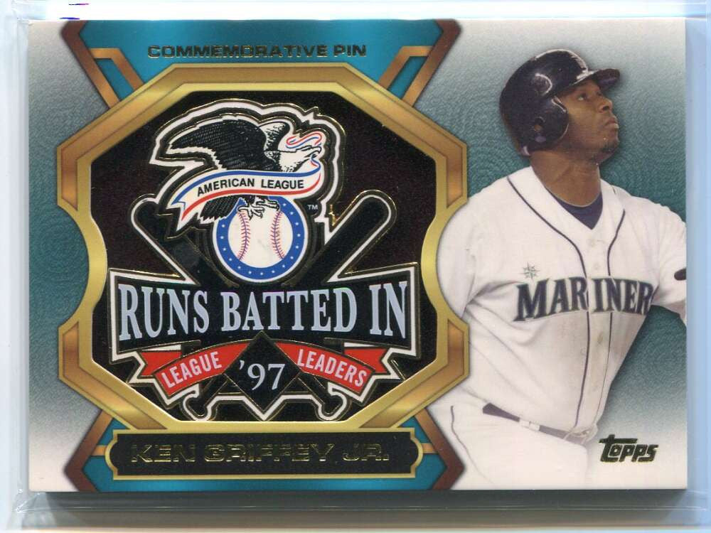SOLD 126484 2013 Topps Update League Leaders Pins KG Ken Griffey Jr. Pin Medallion