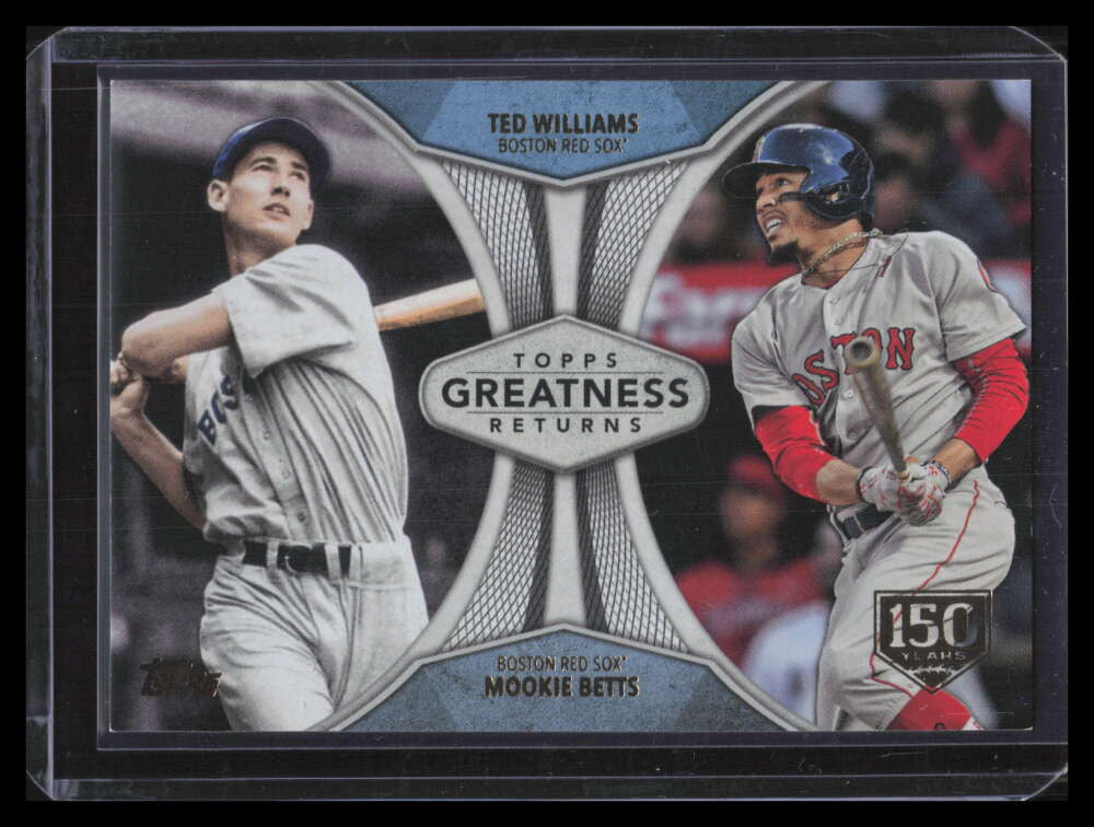 2019 Topps Greatness Returns 150th Anniversary gr7 Ted Williams Betts 49/150