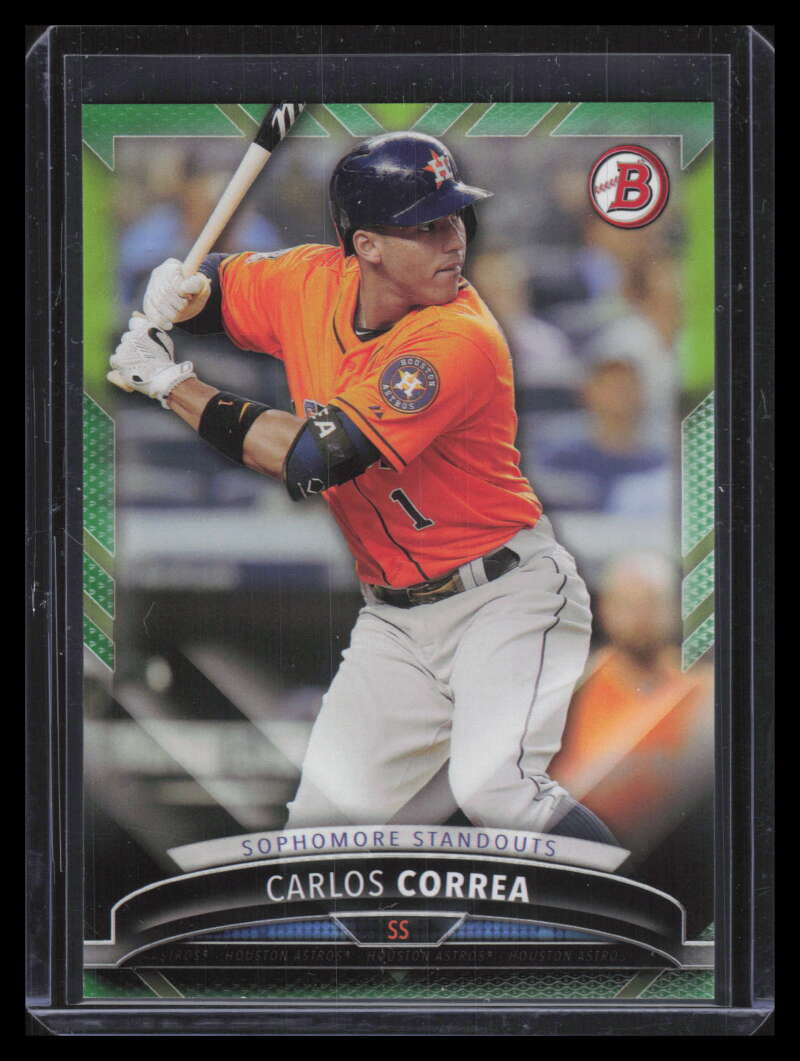 2016 Bowman Sophomore Standouts Green ss3 Carlos Correa 84/99