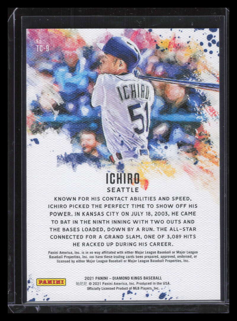 2021 Diamond Kings The Club Holo Blue 9 Ichiro Suzuki 32/99
