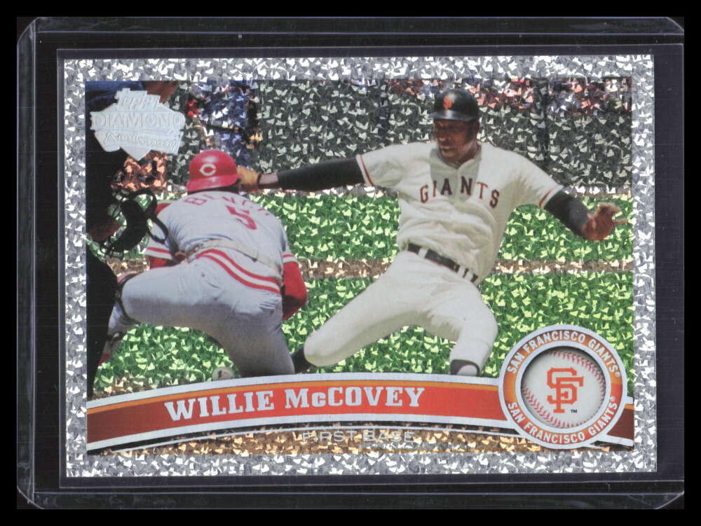 2011 Topps Update Diamond Anniversary us21b Willie McCovey SP