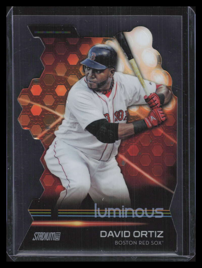 2014 Stadium Club Triumvirate Luminous t2c David Ortiz