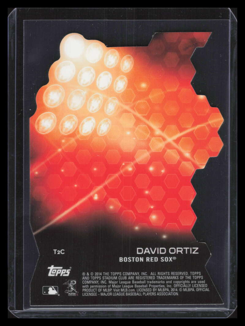 2014 Stadium Club Triumvirate Luminous t2c David Ortiz