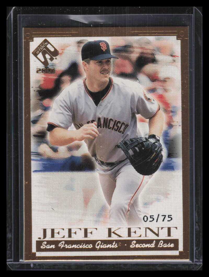 2001 Private Stock Gold Portraits 107 Jeff Kent 5/75