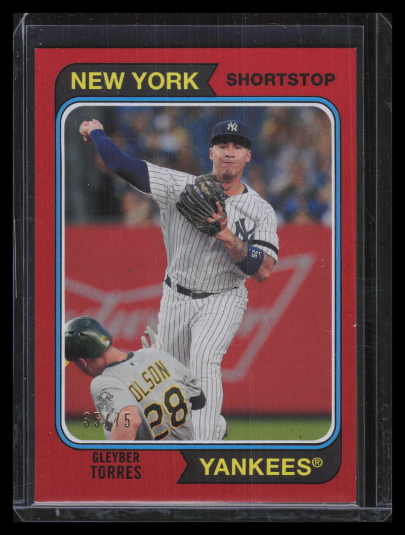2020 Topps Archives Red 180 Gleyber Torres 35/75