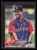 2018 Topps Base Set Photo Variations 502 Xander Bogaerts Red Blue Pullover SP