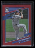 2021 Donruss Optic Red Refractor 130 Clayton Kershaw 55/60