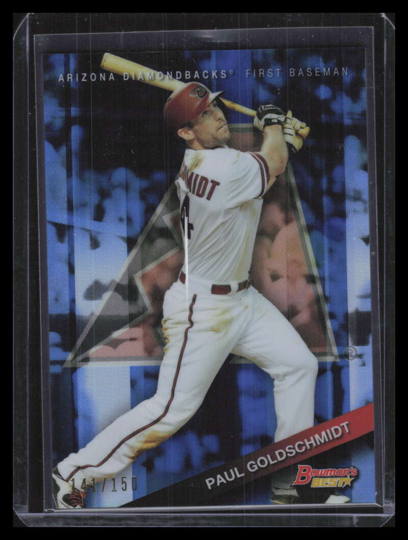 2015 Bowman's Best Blue Refractor 39 Paul Goldschmidt 141/150