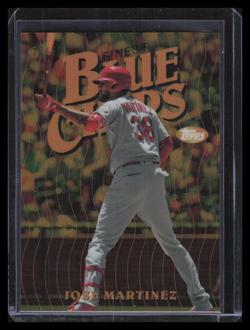 2019 Finest Blue Chips Gold Refractor FBCJM Jose Martinez 22/50