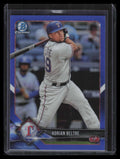 2018 Bowman Chrome Blue Refractor 38 Adrian Beltre 105/150