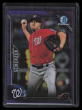 2016 Bowman Chrome Purple Refractor 79 Max Scherzer 52/250