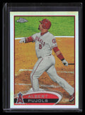 2012 Topps Chrome Refractor 80 Albert Pujols (b)