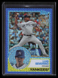 2018 Topps '83 Silver Pack Chrome Blue Refractor 25 Luis Severino 110/150