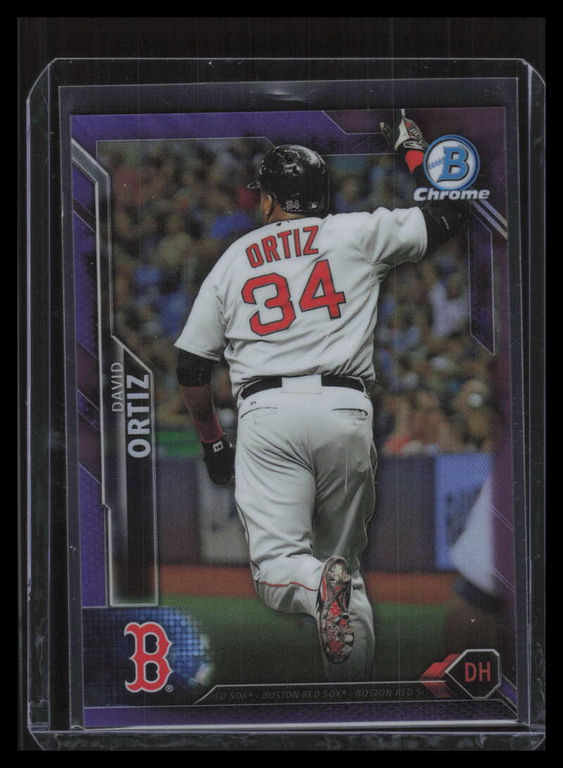 2016 Bowman Chrome Purple Refractor 2 David Ortiz 106/250