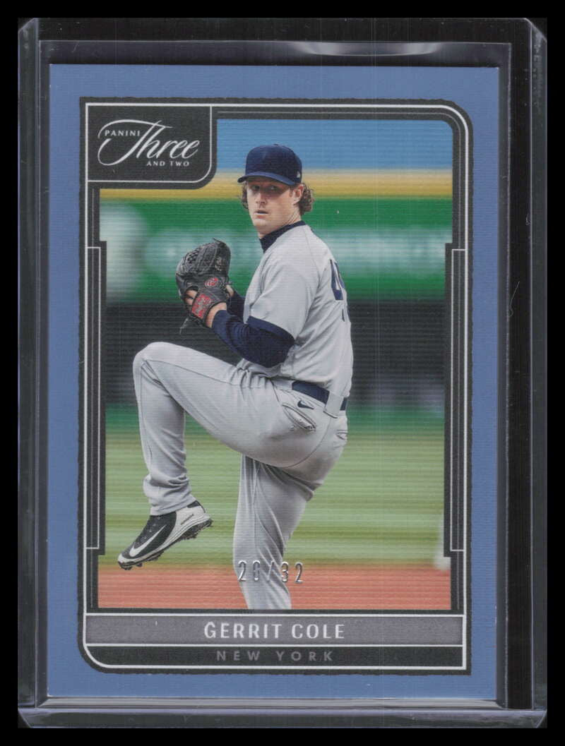 2022 Panini Three &amp; Two Full Count Parallel 97 Gerrit Cole 20/32