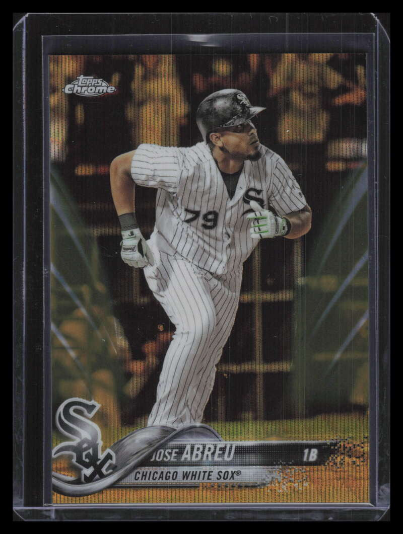 2018 Topps Chrome Gold Wave Refractor 169 Jose Abreu 25/50