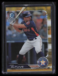 DELETE 127234 2019 Bowman Chrome Gold Refractor 83 Jose Altuve 37/50