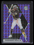 2021 Panini Mosaic Mosaic Purple Refractor 123 Fernando Tatis Jr. 32/49