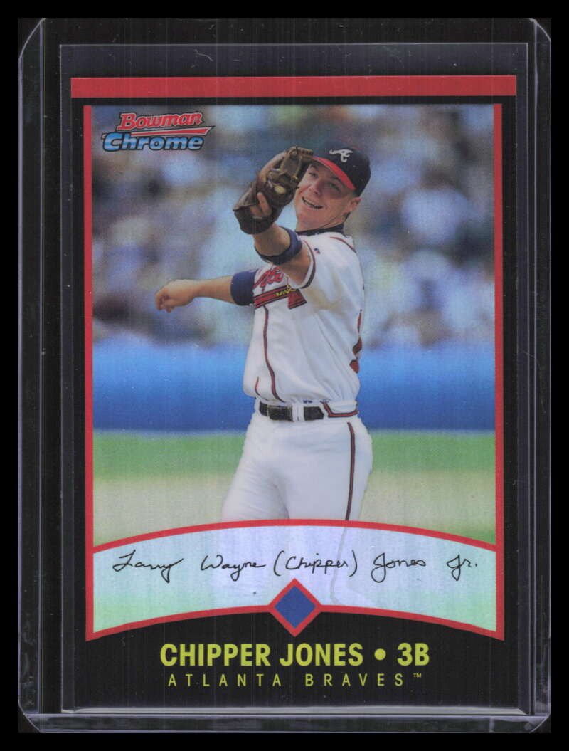 SOLD 127271 2011 Bowman Chrome Throwbacks Refractor 37 Chipper Jones 82/99