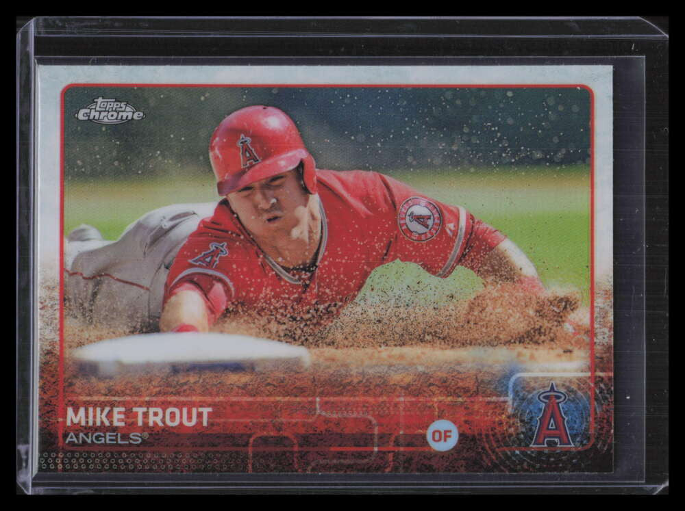 2015 Topps Chrome Refractor 51 Mike Trout 124877