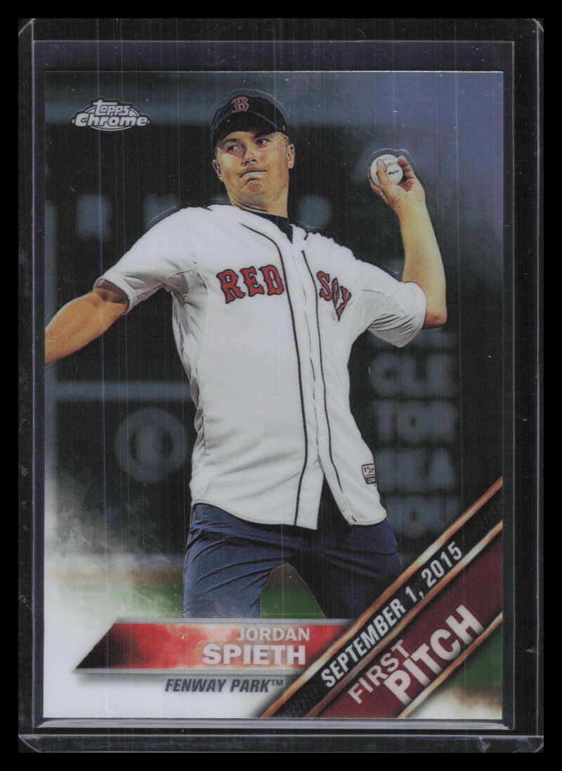 DELETE 127304 2016 Topps Chrome First Pitch fpc5 Jordan Spieth 125002