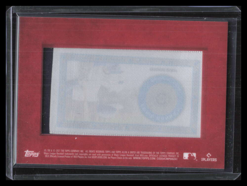 2021 Topps Allen Ginter t51 Murad Reimagined Cloth MRCEB Ernie Banks 37/51