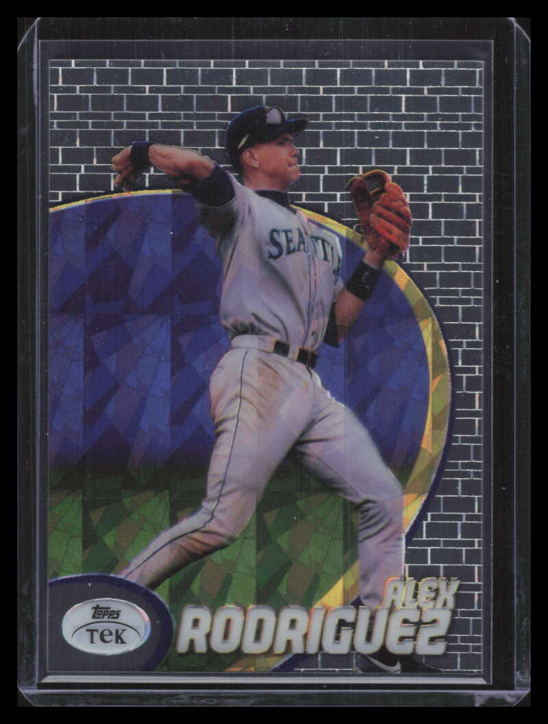 1998 Topps Tek Diffractors Pattern 75 9 Alex Rodriguez