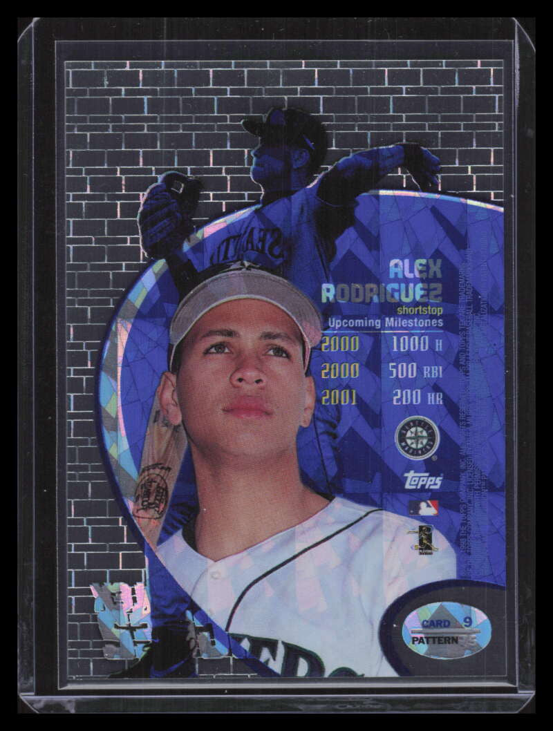 1998 Topps Tek Diffractors Pattern 75 9 Alex Rodriguez