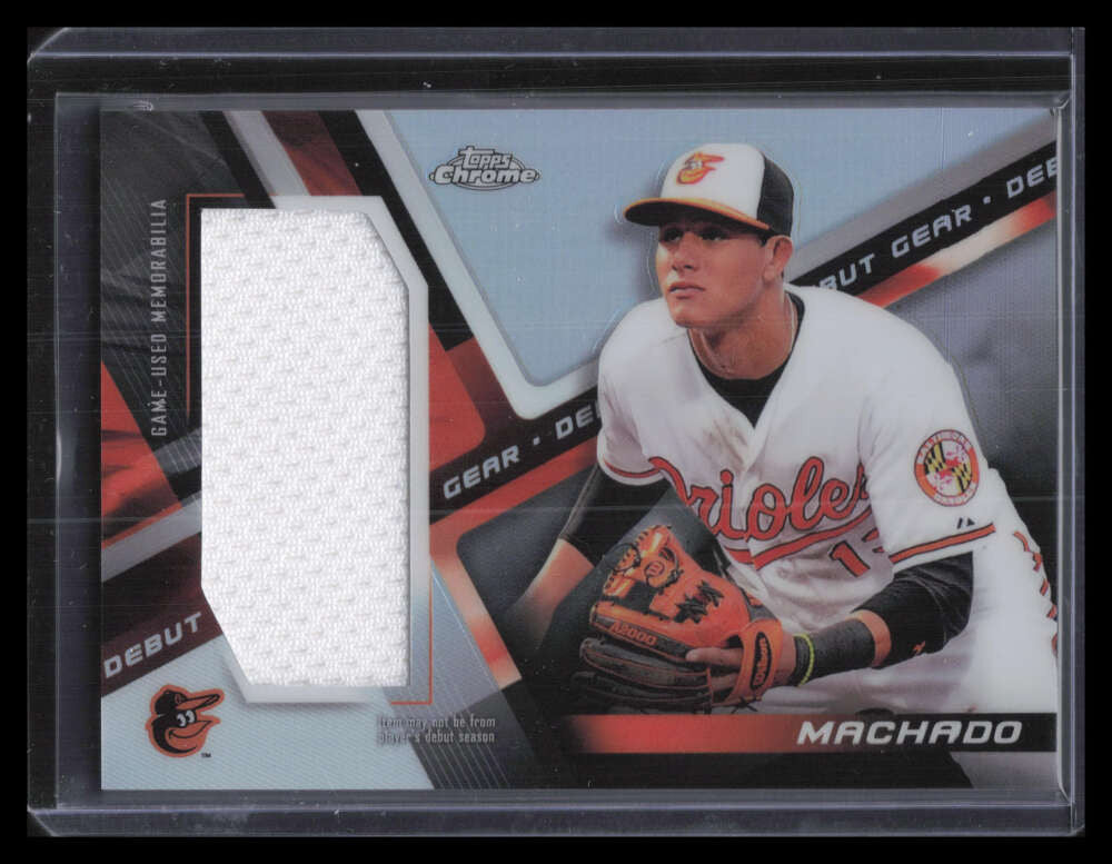 2019 Topps Chrome Debut Gear DGMM Manny Machado Jersey