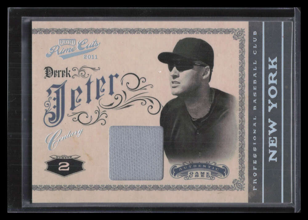 DELETE 127498 2011 Prime Cuts Materials Century Silver 13 Derek Jeter Jersey 41/49