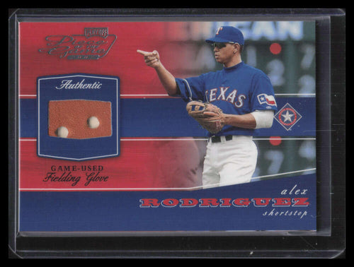 2002 Playoff Piece of the Game Materials 5b Alex Rodriguez Fielding Glove 32/50