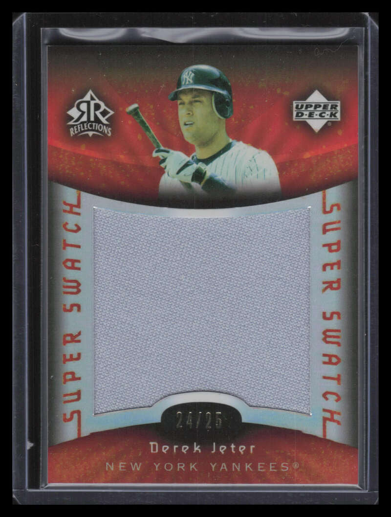 DELETE 127527 2005 Reflections Super Swatch Red DJ Derek Jeter Jumbo Jersey 24/25