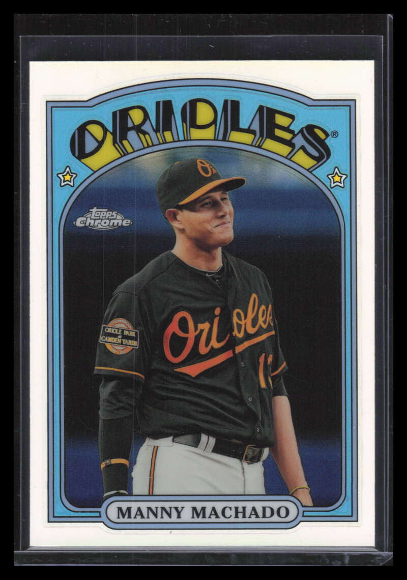 2013 Topps Chrome '72 Chrome 72cmm Manny Machado Rookie (b)