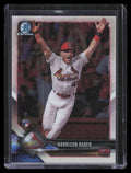 2018 Bowman Chrome Rookie Image Variations 68 Harrison Bader White Jersey Rookie