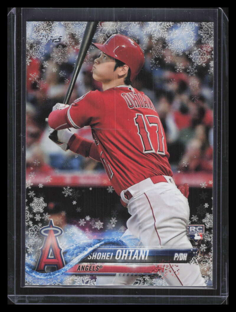 DELETE 127850 2018 Topps Walmart Holiday Snowflake Metallic hmw17 Shohei Ohtani Rookie 125203