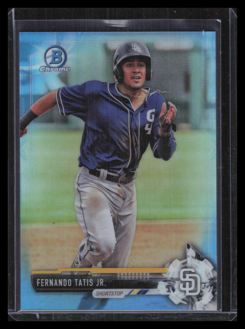 DELETE 127932 2017 Bowman Chrome Draft Sky Blue Refractor bdc71 Fernando Tatis Rookie 211/399