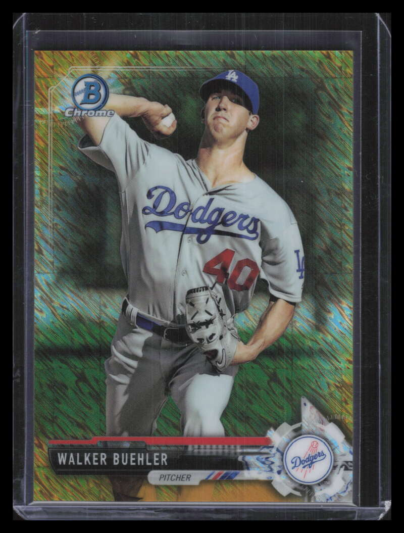 DELETE 127937 2017 Bowman Chrome Gold Shimmer Refractor bcp82 Walker Buehler Rookie 24/50