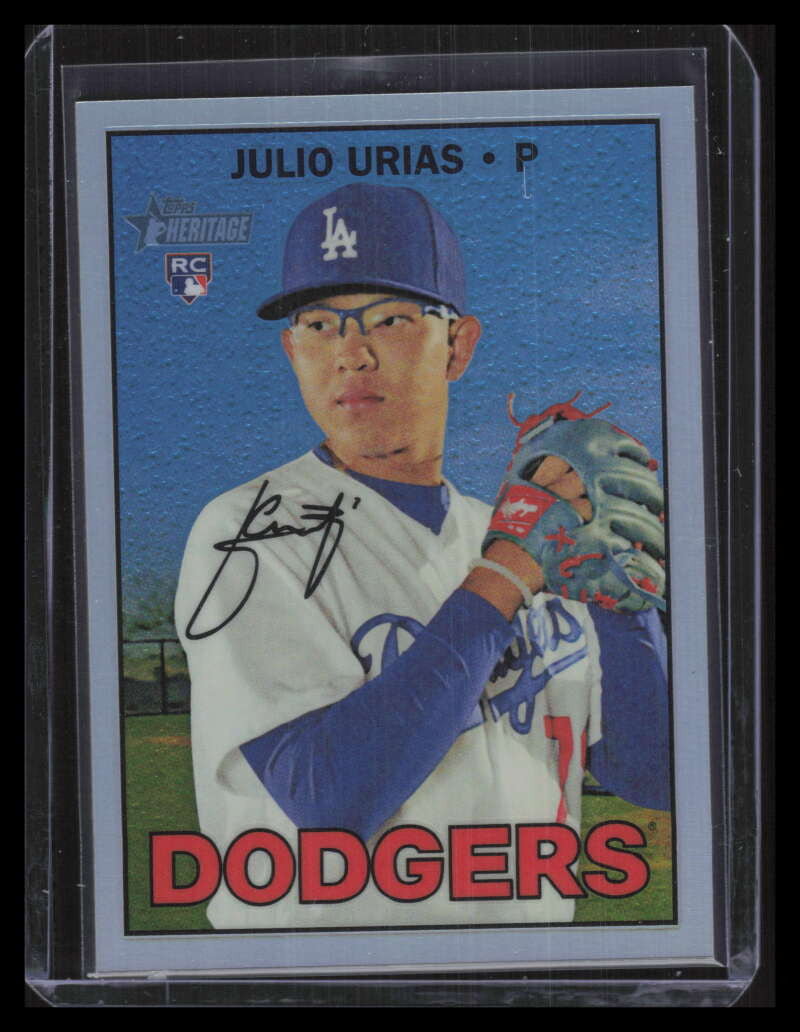 DELETE 127941 2016 Topps Heritage Chrome Refractor thc600 Julio Urias Rookie 348/567
