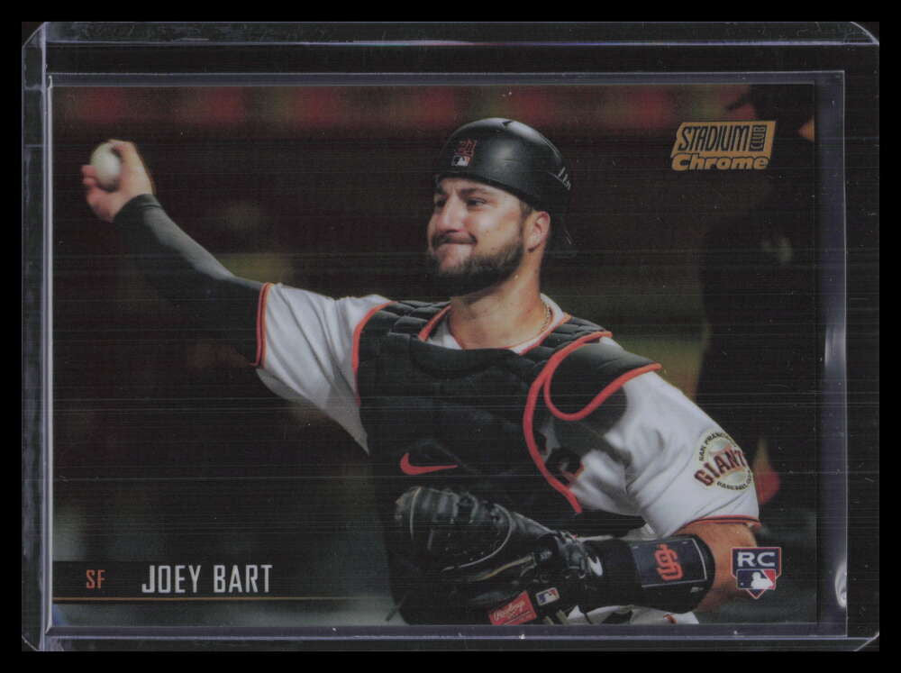 DELETE 127947 2021 Stadium Club Chrome Gold Refractor 241 Joey Bart Rookie 4/50
