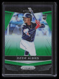 2018 Panini Prizm Green Refractor 2 Ozzie Albies Rookie 46/50