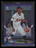 2018 Bowman Chrome Purple Refractor 92 Ozzie Albies Rookie 74/250