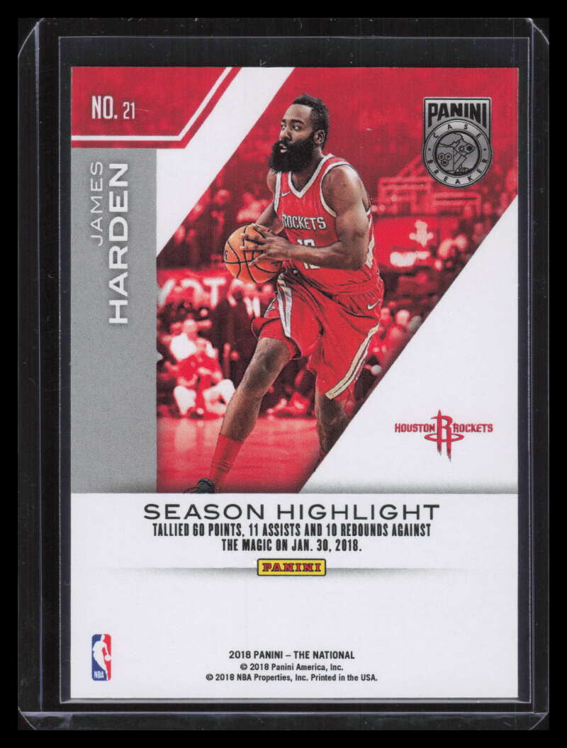 2018 Panini National Convention Case Breaker 21 James Harden